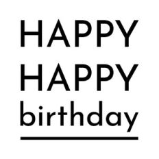 happy happy birthday