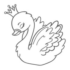 silhouette swan