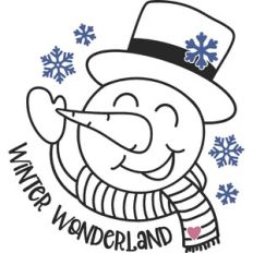 winter wonderland snowman