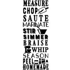 kitchen word sign