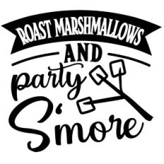 roast marshmallows party s'more