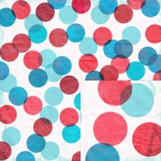 shabby red blue polka dot background pattern