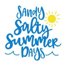 sandy salty summer days