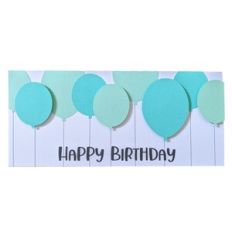 balloon birthday card