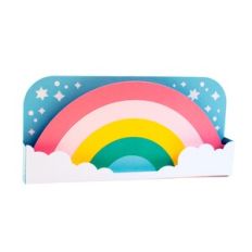 rainbow slimline box card