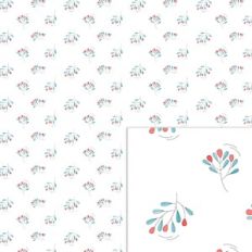 christmas branches digital paper