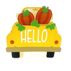 hello pumpkin truck box card