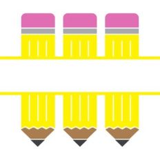 split pencil  trio