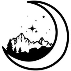 mountain moon