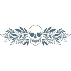 skull border