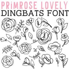 cg primrose lovely dingbats
