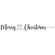 merry christmas heart quote