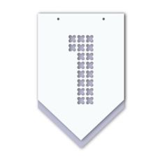 layered banner floral pattern number 1