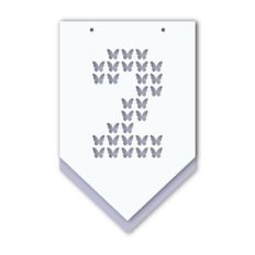 layered banner butterflies pattern number 2