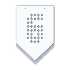 layered banner diamond pattern number 6