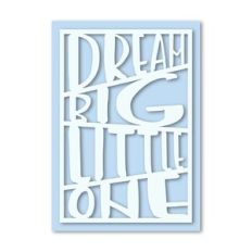 cut out quote poster dream big