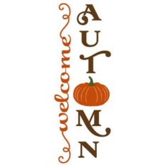 welcome autumn vertical