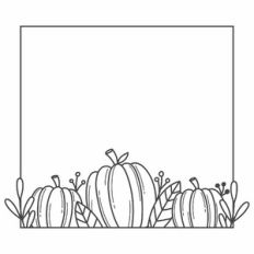 square pumpkin harvest frame