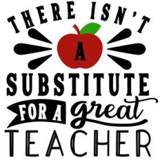 there isn't substitute for great teacher
