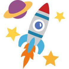 rocket in space