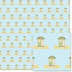 beach hut pattern