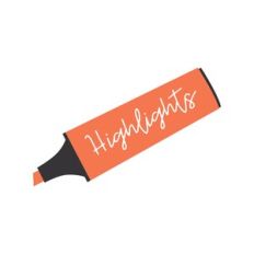 orange highlighter