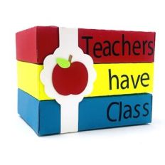 teachers have class stacking blocks