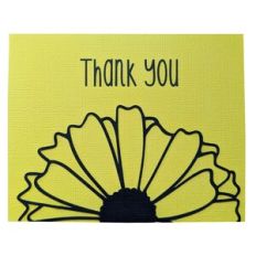 daisy thank you card