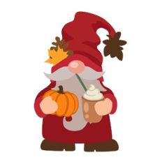 gnome with coffee