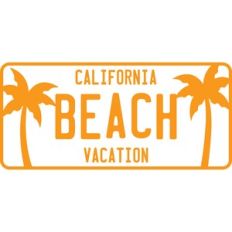 california beach vacation