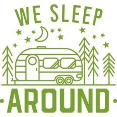 we sleep around