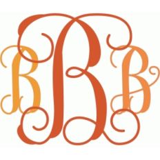 monogram script 'b'