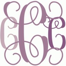 monogram script 'c'