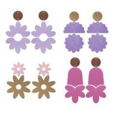 boho earring template, faux leather earrings