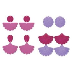 boho earring template, faux leather earrings