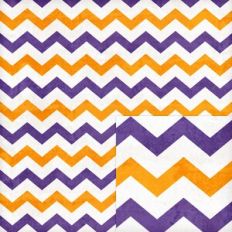 purple orange white chevron halloween background pattern