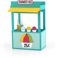box card shaved ice