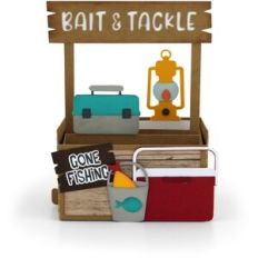 rectangle pop up card fishing stand