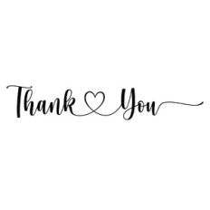 thank you heart quote