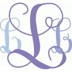 monogram script 'l'