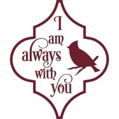I am always with you arabesque ornament