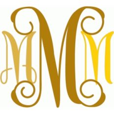 monogram script 'm'