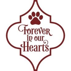 forever in our hearts pet arabesque christmas ornament