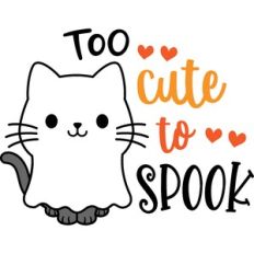 ghost cat - too cute to spook