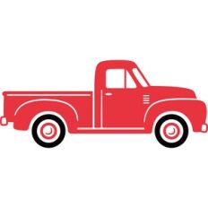 red pickup