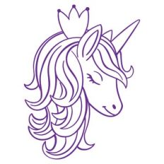 unicorn with crown