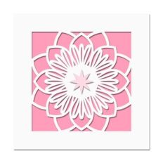 cut out floral frame