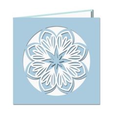 cut out floral card
