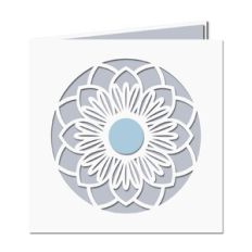 cut out floral card