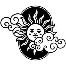 mystical sun card